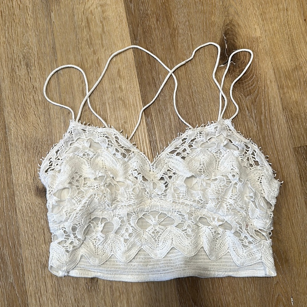 White bralette